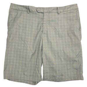Under Armour Mens Brown Plaid Golf Shorts 40